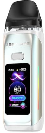 Digi Max Pod Kit For Geekvape J Pods, 3000mAh Fast Charge Battery, Double Top System, SSS Leak-Resistant Technology, 5-80W Output, Type-C Charging, TVDC, 2ml Cartridge No Nicotine (White)