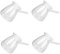 Cabilock 4 Piezas Cafetera Con Asa Lateral Cafetera Transparente Caldera Cafetera Con Placa De Inducción Cafeteras Verter Tetera Con Infusor Buque De Vapor Cocina Calienta Ollas Café Vidrio