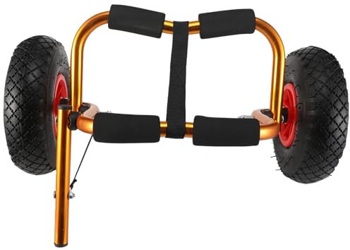 Ronyme Chariot de Kayak Pliant Pliant La Remorque de Bateau à L'océan Universel en Aluminium Robuste