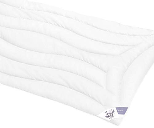 SCHLAFSTIL Faserdecke Mono F300 medium, Füllung: 100% 3D Markenfaser 135x200 cm
