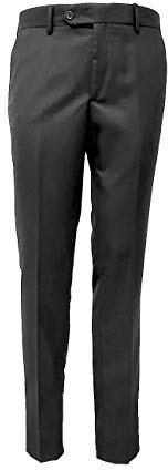 Pantalone Classico Uomo Lana Vigogna Made In Italy Tasca America 46 a 62 art2248 taglia 58 colore grigio medio