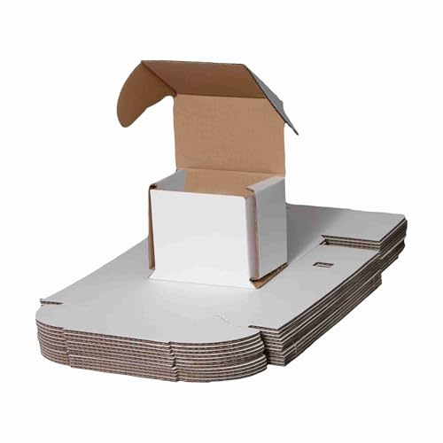 RelianceUK 100 x Smash Proof Mug Boxes Packaging 10oz 11oz Coffee Mug Shipping Boxes Gift Box Mailing Double Wall White Cardboard Boxes Postal Box - 11.5 x 15 x 8.5cm