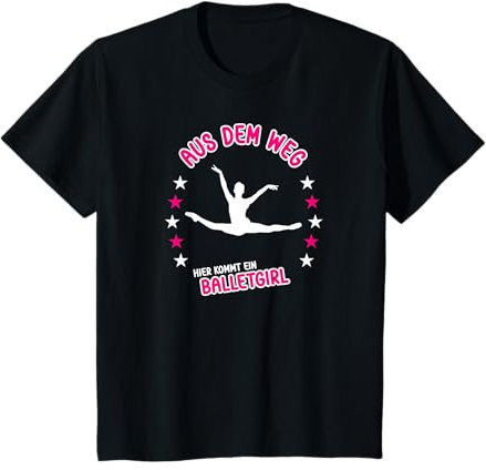 Kinder Ballet Mädchen Ballett Ballerina Tänzerin Balletttänzerin T-Shirt