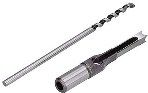 Juego de Brocas para Agujeros Cuadrados para Carpintería de 10 Mm, 16 Mm, 20 Mm, Cincel de Embutir Cuadrado para Juntas y Espigas de Madera, para Muebles y Proyectos de Entrada