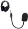 kwmobile Microphone Compatible with Logitech G733 - Replacement Mic for Gaming Headphones - Black