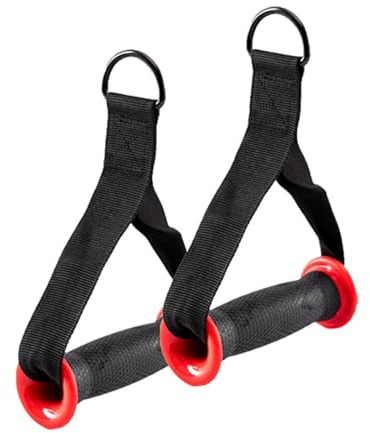Maniglie per cavi per attrezzi da fitness, 2 pezzi, antiscivolo, per esercizi a D | Attrezzature per fitness, impugnatura per allenamento, flessioni, trazioni, pressioni sul petto