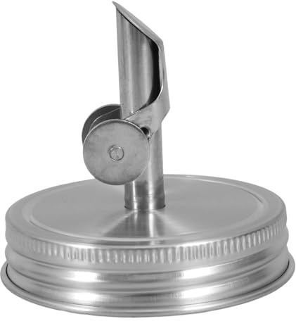 ERINGOGO Coperchio per Olio in Acciaio 304 Coperchio per Barattoli Beccuccio Apertura e Chiusura Automatiche Adatto per Bottiglie da Cucina Fino