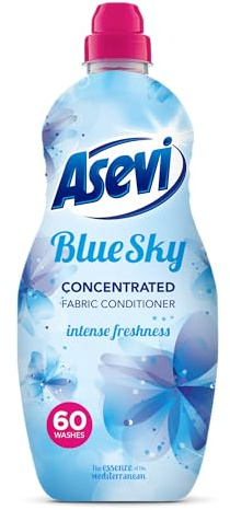 Asevi Fabric Softener, Laundry Conditoner, Liquid Fabric Softener, 1380ML, 60 Washes Blue