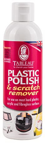 Plastic Polish & Scratch Remover removes fading, marks, and abrasions on plastic surfaces 200ml