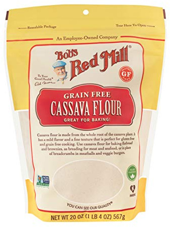 Bob's Red Mill - Grain Free, Gluten Free Cassava Flour, Great For Baking, 567g Pouch