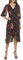 DKNY Damen Dd2gd570-1bm-14 Kleid, Schwarz/rotes Blumenmuster, 44