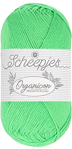 Scheepjes - Scheepjes 230 Pfefferminze Organicon Garn - 5x50g