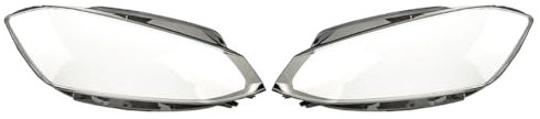 LST 2x Scheinwerferglas Streuscheibe Frontlicht Abdeckung links rechts Set kompatibel mit VW Golf 7 VII 2012-2017