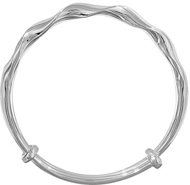 Generisch Wellenarmband, Silberarmband für Frauen | Lockenförmiges verstellbares Armband - Modeschmuck aus Legierung, Modeaccessoires, trendiges Manschettenarmband für Damen und Herren