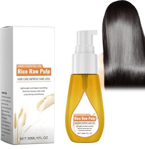 Olio per la Crescita dei Capelli, Hair Care Oil, per Capelli con Estratto di Riso, Per la Crescita dei Capelli, Olio per la cura dell'acqua Taomi