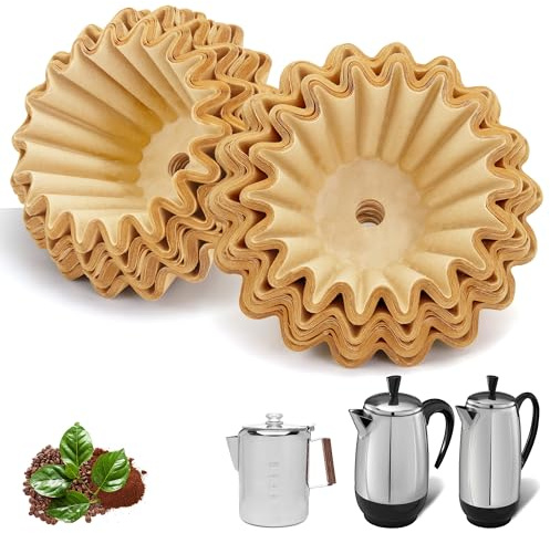 150 Pcs Paper Coffee Filters for Farberware Coffee Percolator 8/12 Cup