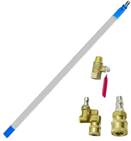 Yjkedfh Outil de Nettoyage pour Citerne d'eau - Laveur à Pression avec Rinçage pour Réservoir d'eau - Outil de Lavage Haute Pression Réglable pour Entretien Ménager des Camions Benne et Véhicules