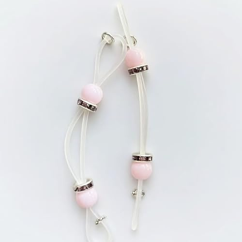 Adjustable Nipple Clamps for Sensual Play, Feather-Light Pressure, Non-Piercing Breast Jewelry for Couples’ Exploration, Adult Toy for Women (Pink)