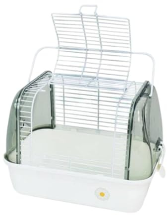 JWQFBC Jaula para Hámster, Hábitat para Hámster, Jaula Transpirable para Pájaros, Transportín Portátil para Animales Pequeños como Erizos, Ratones, Jerbos Y