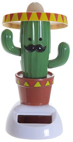 Kaktus mit Sombrero Solarfigur - Kaktus mit Hut Solar Figur