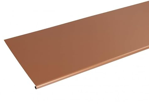 Bande à Ourlet Aluminium - Largeur 7,5cm - Longueur 2mètres (Miel)