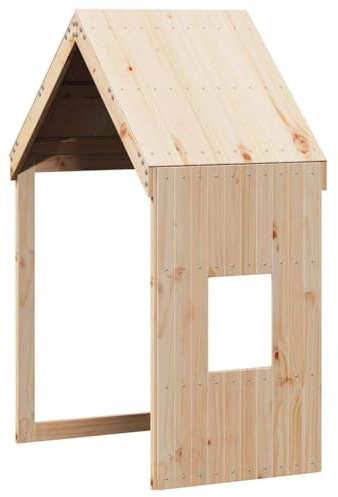 vidaXL Tetto per Letto Bambini 60x89x134,5cm in Legno Massello di Pino, tetto per letto, tettoia per letto bambini, baldacchino per letto bambini