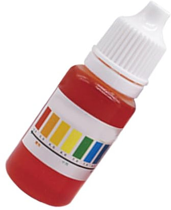 FVPKYUR Réactif de test de pH, testeur de pH de l'eau - Testeur de qualité de l'eau 10 ml, ph-mètre pour l'eau - Testeur d'eau d'aquarium testeur de niveaux de PH pratique pour Aquarium Fish Tank
