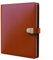 Never Ever Land Fotoalbum 4x6 Fotos - Fotoalbum Selbstklebend für 112 Fotos, Premium-Vegan-Lederhülle mit Schnappverschluss, tragbares Brieftaschen Scrapbook Fotobuch zum Selbstgestalten (Braun)