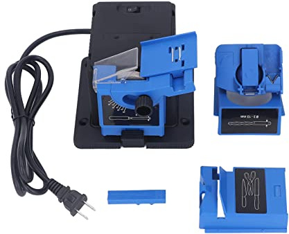 Drill Bit Sharpener, Multi Task Sharpener 65W High Strength Electric Cutter Sharpening Machine 15 to 50 for Grinding, Rotary Tools used to sharpen all straight edge knives and scissors