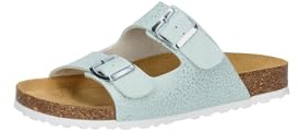 Lico Mules Bioline Platino pour Femme, Turquoise/argenté., 38 EU