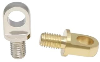 Générique Anneau de levage en laiton, écrou d'oreille, pied à vis rond utilisé for le matériel, éclairage d'usine en acier inoxydable, drones, Etc.(M3*7mm)