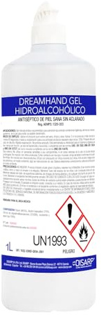 GEL HIDROALCÓHOLICO DE MANOS HIGIENIZANTE SECADO INSTANTANEO Formato 1 Litro