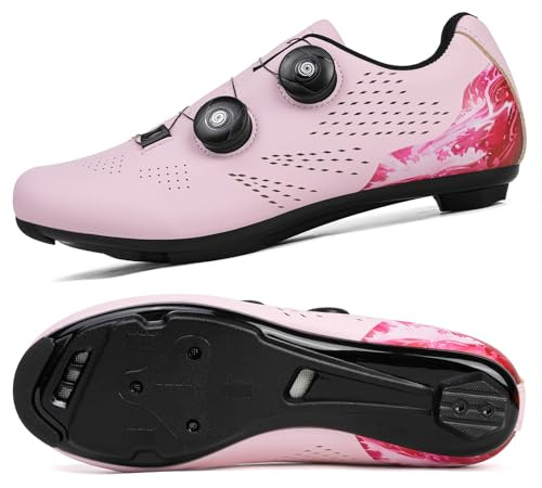 Landsvägscykelskor, herr dam professionella cykelskor, unisex utomhusskor kompatibla med alla SPD-SL& Look
