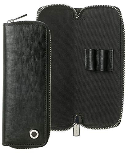 Schreibgeräteetui Tradition Black mit Reißverschluss