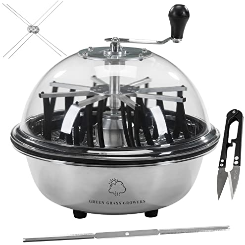 Green Grass Growers Coupe-feuilles Effeuilleuse Manuelle pour Culture Hydroponique | Outillage de Jardinage pour Coupe de Pot-pourri, Herbe | Lamelles Caoutchouc (41cm (16))