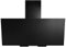 SIA AH70BL 70cm Black Angled Glass Chimney Cooker Hood Kitchen Extractor Fan