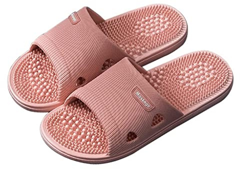 tofflor för damer Acupressur Massage Tofflor, Massage Sandaler Skor For Kvinnor Män Hem Skor Stötdämpande, Terapi Främjande Av Blodcirkulation Glidande Massage Skor For Bad Dusch