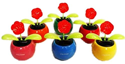 Generisch HAAC Solar Wackelblume Blume Rose Farbe rot (2)