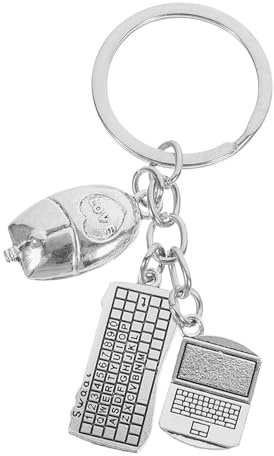 VALICLUD Porte-clés Clavier Et Souris Accessoire Créatif Et Pratique Pour Sac À Sac À Main Souvenir Informatique