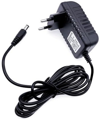 JZK Adattatore CA Alimentatore CA 100-240 V a CC 12 V 0,5 A Per lampade a strisce LED 12 V, modem via cavo, telecamere di sicurezza IP CCTV, router Wi-Fi, interruttori HUB