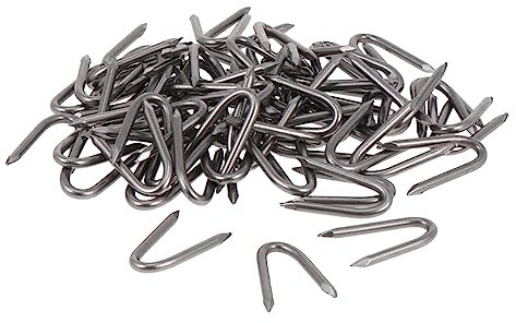 KONTONTY 70pièces Piquets u pour Fixation De Tente Pelouse Et Jardin Clous De Fixation pour Stabilisation Et Aménagement Extérieur