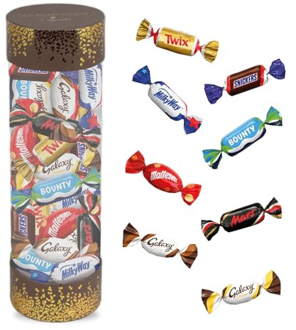 CELEBRATIONS | Assortiment de 30 bonbons au chocolat : Snickers, Twix, Mars, Maltesers, Bounty, Galaxy | Boîte Cadeau Prête à Offrir