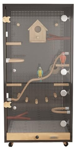 Flight Cage Luxury Villa Bird Cage for Parrots Complete New Type Birdhouse & Nest