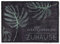 Fußmatte innen rutschfest - Monstera grün 50x70 cm - Schmutzfangmatte waschbar und pflegeleicht - Felicido Sauberlaufmatte Eingang, Flur, Haustür