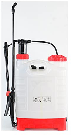 Besprutare Garden Chemical/Weed Killer Sprayer With Lance och justerbara spraymunstycken, 18 liter, ryggsäcktryckssprutning Weedkiller Gödselmedel Vatten