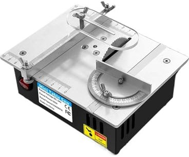 IIGEN 96W 24V Mini Multifunctional Table Saw Electric Desktop Saws Woodworking Bench Lathe Cutter Machine DIY Cutting Tool 63mm Blade for DIY Working