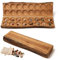 SMETCRAFT Hus Bao Brettspiel - Handmade aus 100% Massivlaubholz aus Deutschland, inkl. Edelsteine, Spielanleitung, Stoffbeutel - 2 Spieler - Kalaha - Mancala - Steinchenspiel