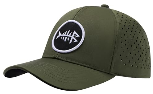 Bassdash UPF 50+ Quick Dry Baseball cap Impermeabile Laser Cut Mesh Duck Tongue cap Uomini Donne Pesca Escursionismo FH14