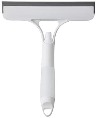 Scrub Brush Multifunction Window Cleaning Tool Multipurpose Silicone Window Cleaner With Water Spray Function Glass Door Shower Squeegee Car Home Kitchen Household Wiper Cleaning (White, One Size)