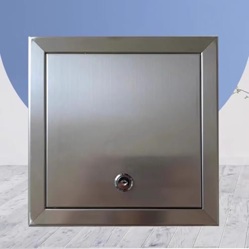 Panel de acceso de acero inoxidable, puerta de inspección empotrable con cerradura, duradero para la seguridad del hogar y el negocio